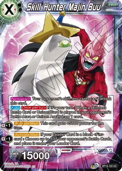 Skill Hunter Majin Buu [BT15-122]