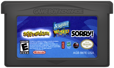 Sorry & Aggravation & Scrabble Junior GBA