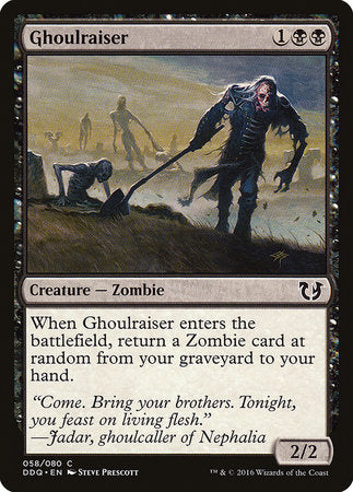 Ghoulraiser [Duel Decks: Blessed vs. Cursed] | Games A Plunder