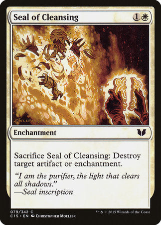 Seal of Cleansing [Commander 2015] | Games A Plunder