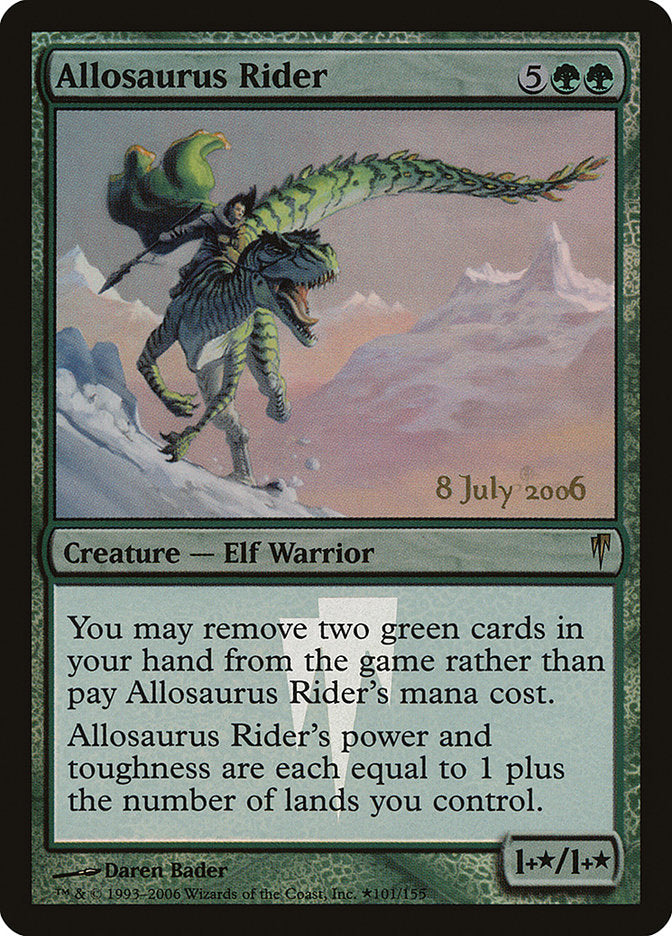 Allosaurus Rider [Coldsnap Promos] | Games A Plunder