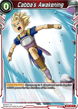 Cabba's Awakening (BT1-027) [Galactic Battle]