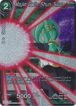 Majin Twin Shun Shun (Foil) (EX02-06) [Dark Demon's Villains]