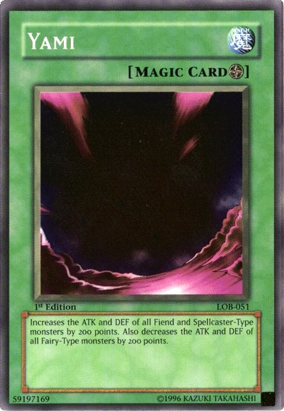yugioh why are some lob cards spell magic cards Yu-Gi-Oh! - Fissure (LOB-057) - Legend of Blue Eyes White Dragon - Unlimited Edition trading and collectible card game (TCG/CCG) Why are these Yu-Gi-Oh! Spellcaster