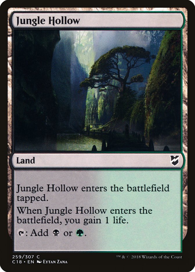 Jungle Hollow [Commander 2018] | Games A Plunder