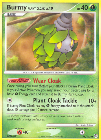 Burmy Plant Cloak (78/132) [Diamond & Pearl: Secret Wonders]
