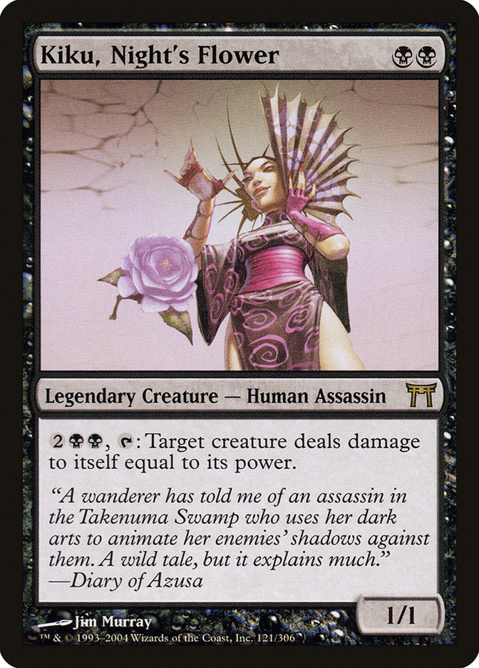 Kiku, Night's Flower [Champions of Kamigawa] | Games A Plunder