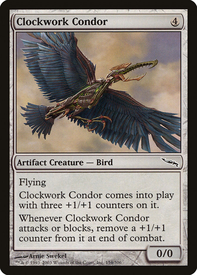 Clockwork Condor [Mirrodin] | Games A Plunder