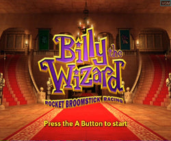 Billy The Wizard: Rocket Broomstick Racing - Wii Original