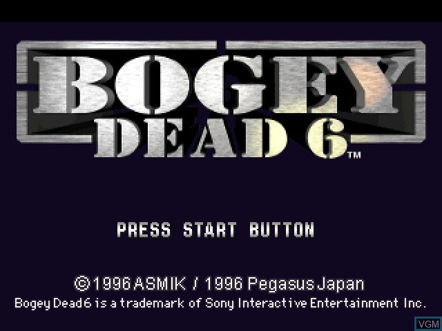 Bogey: Dead 6 - PS1
