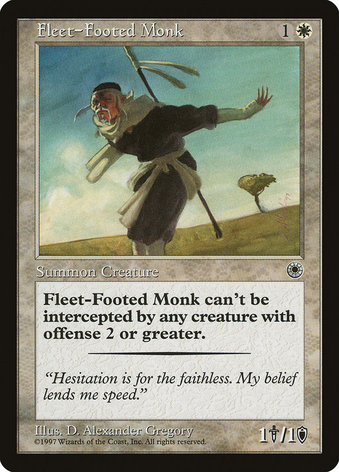 Fleet-Footed Monk [Portal] | Games A Plunder