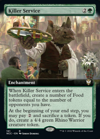 Killer Service (Extended Art) [Streets of New Capenna Commander]