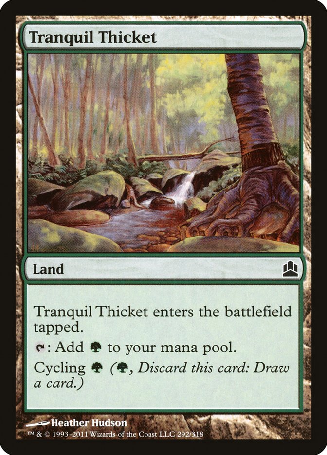 Tranquil Thicket [Commander 2011] | Games A Plunder