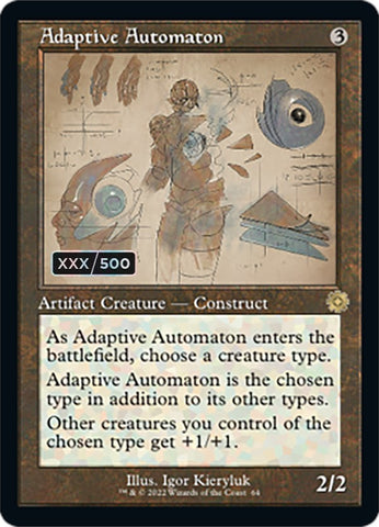 Adaptive Automaton (Retro Schematic) (Serial Numbered) [The Brothers' War Retro Artifacts]