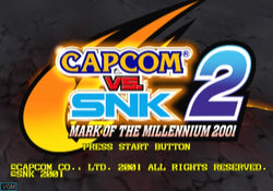 Capcom vs. SNK 2: Mark of the Millennium - PS2