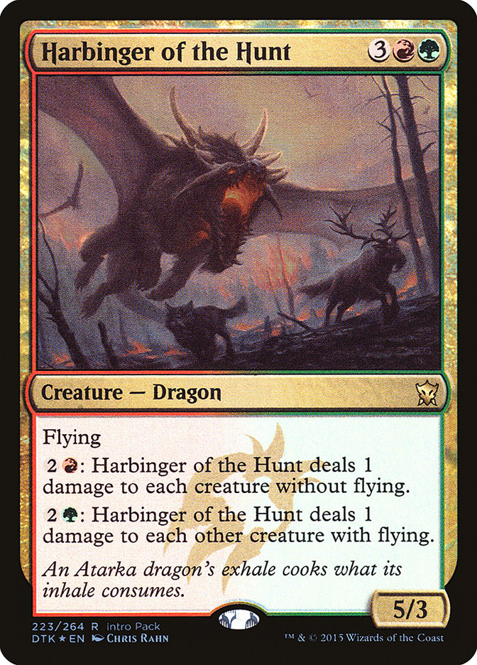 Harbinger of the Hunt (Intro Pack) [Dragons of Tarkir Promos] | Games A Plunder
