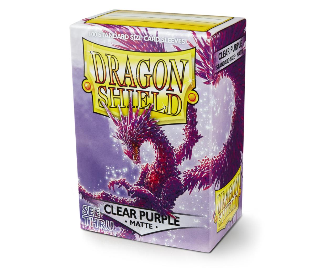 Dragon Shield 100 Standard Size Card Sleeves - Matte Clear