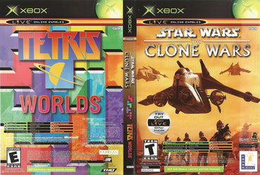 Star Wars The Clone Wars & Tetris Worlds Combo Pack - XBox Original