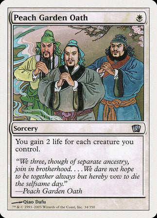 mtg oath cards Peach Garden Oath [Eighth Edition]