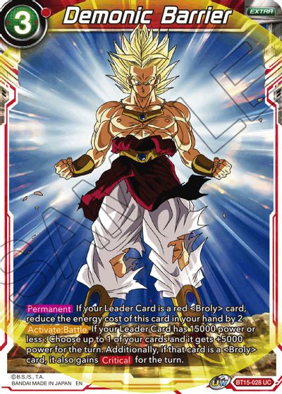 Demonic Barrier [BT15-028]
