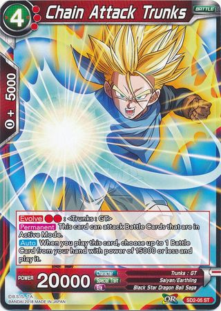 Chain Attack Trunks (Starter Deck - The Extreme Evolution) [SD2-05]