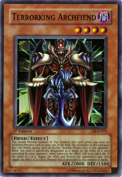 archfiend yugioh cards YU-GI-OH! - Emperor, The First Lord of Horror (JOTL-EN031) - Judgment of The Light - Unlimited Edition you can pay 500 Life Points instead Imprisoned Queen Archfiend (Common) -