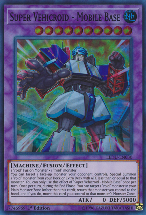 yugioh card base Super Vehicroid
