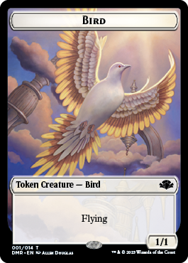 Elephant // Bird Double-Sided Token [Dominaria Remastered Tokens]