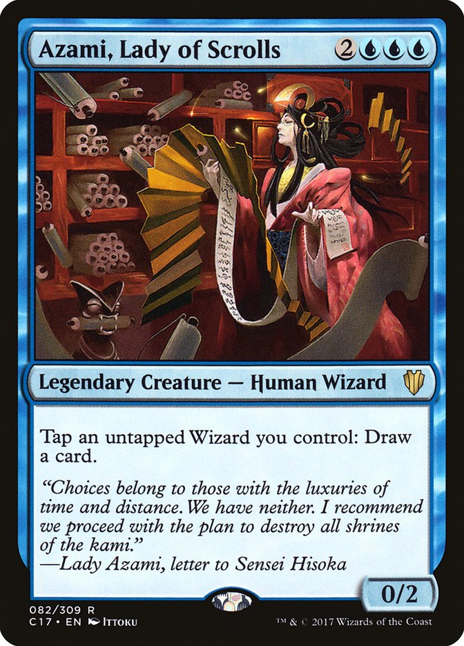 Azami, Lady of Scrolls [Commander 2017] | Games A Plunder