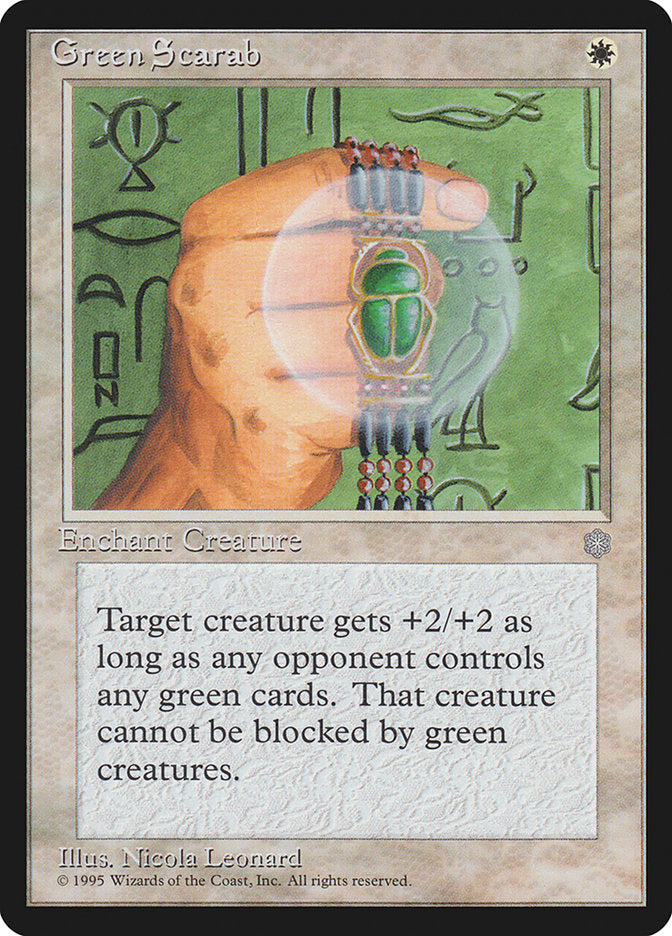 Green Scarab [Ice Age] | Games A Plunder