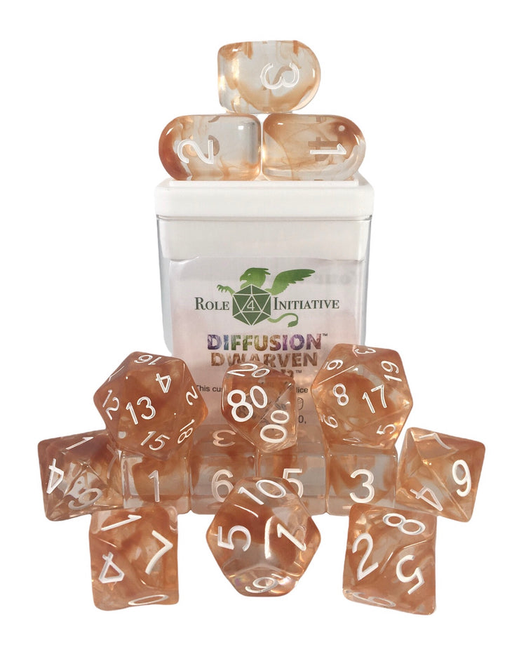 Dice Set - Set of 15 - Role 4 Initiative