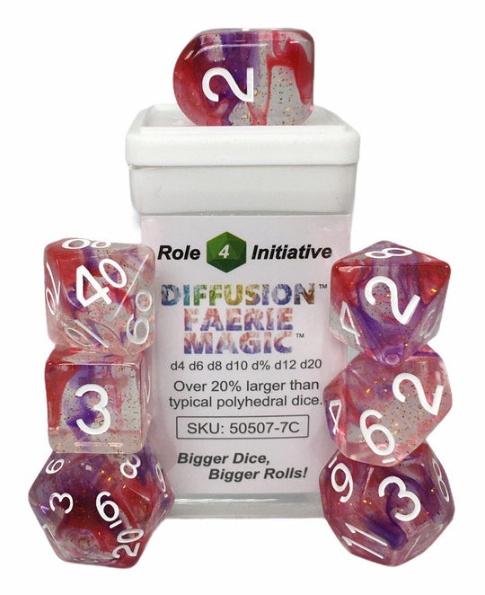 Dice Set - Set of 7 - Role 4 Initiative