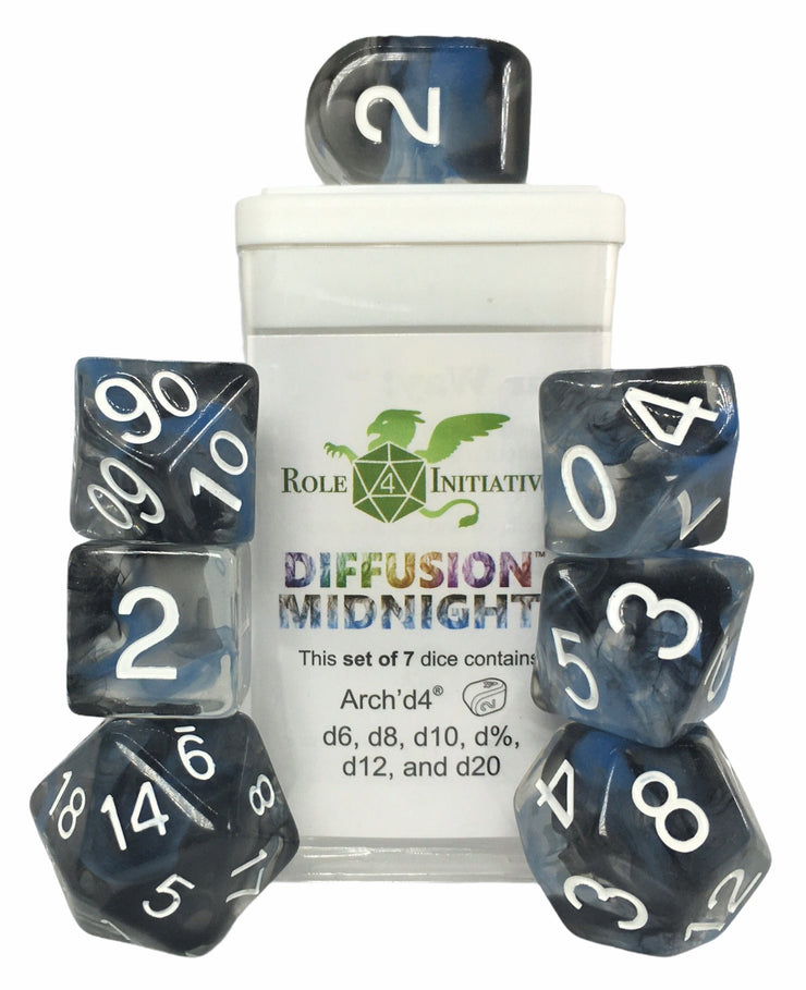 Dice Set - Set of 7 - Role 4 Initiative