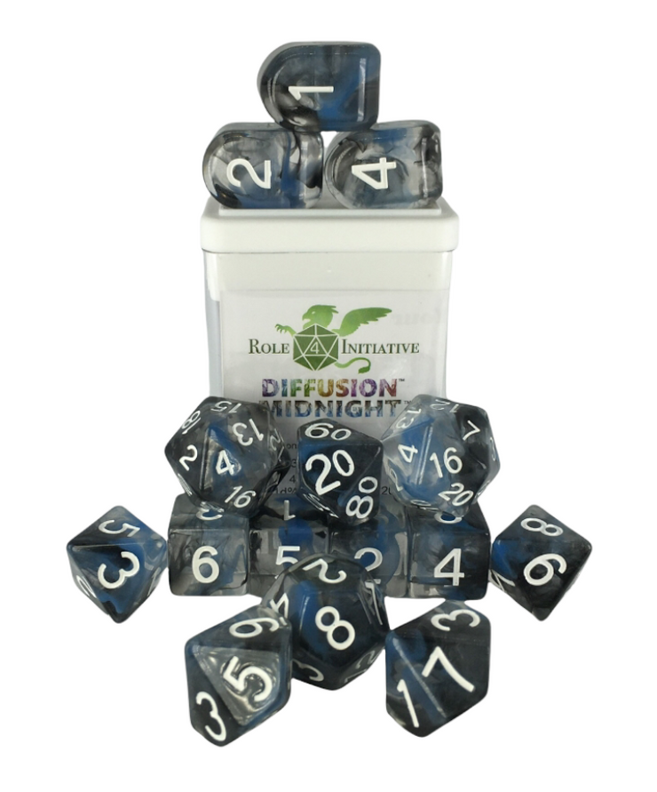 Dice Set - Set of 15 - Role 4 Initiative