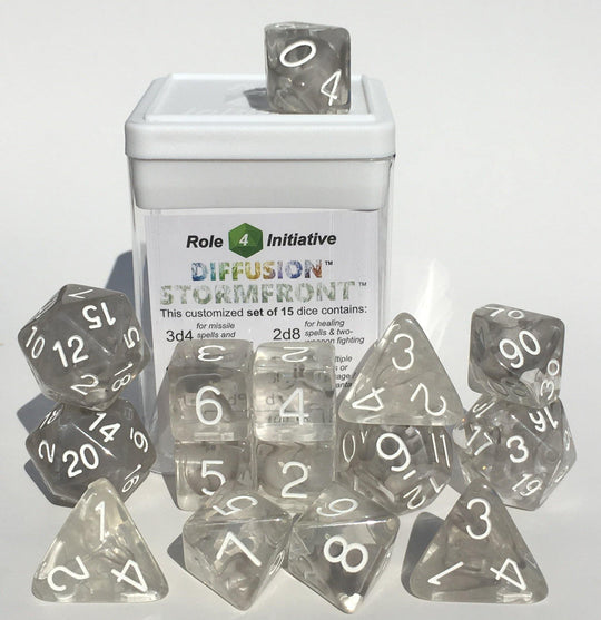 Dice Set - Set of 15 - Role 4 Initiative