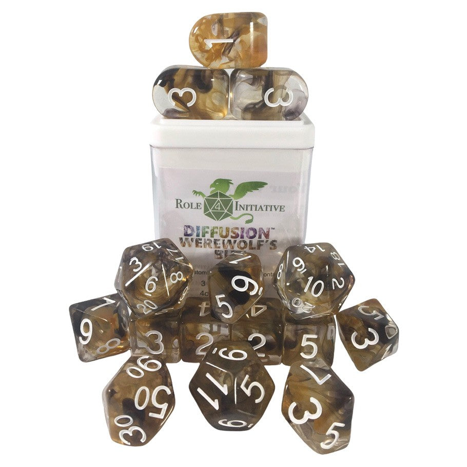 Dice Set - Set of 15 - Role 4 Initiative