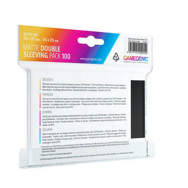 100 Card Double Sleeving Pack - Gamegenic