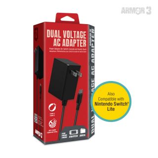 Dual Voltage A/C Adapter for Nintendo Switch & Dock