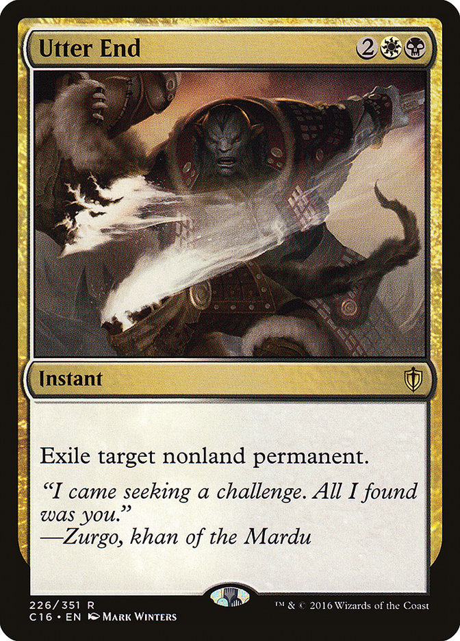 Utter End [Commander 2016] | Games A Plunder