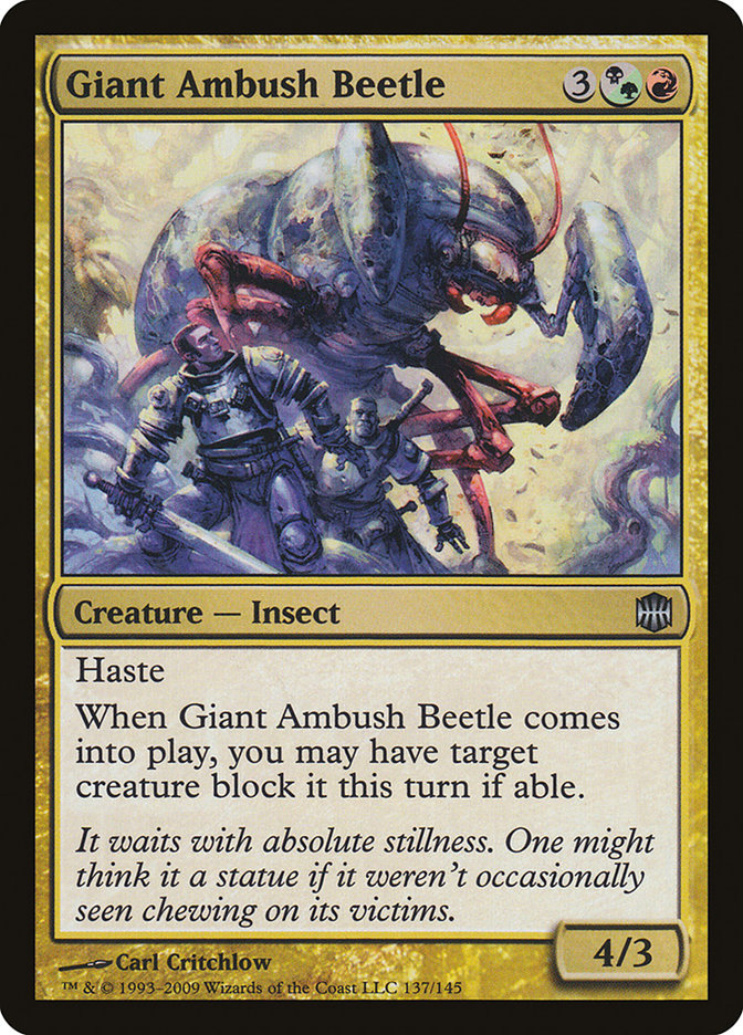 Giant Ambush Beetle [Alara Reborn]