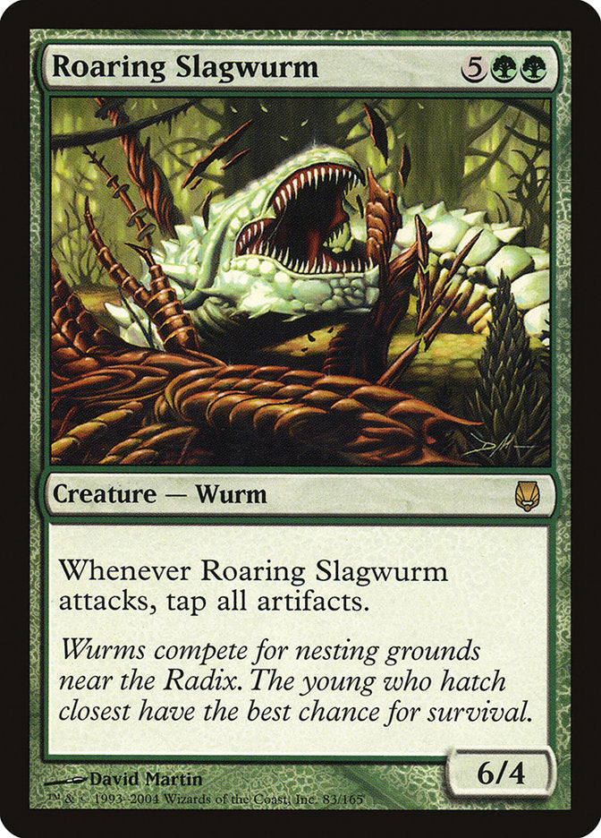 Roaring Slagwurm [Darksteel] | Games A Plunder