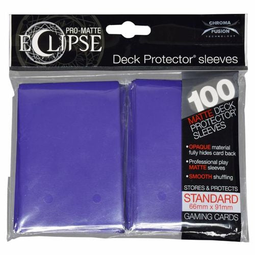 100ct PRO-Matte Eclipse Standard Deck Protector sleeves Ultra Pro