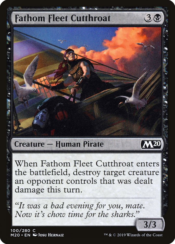 Fathom Fleet Cutthroat [Core Set 2020]