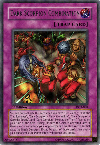 scorpion yugioh cards Dark Scorpion Combination [DCR-098] Rare