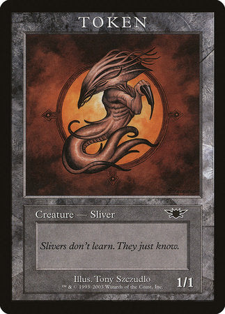 Sliver Token (Legions) [Magic Player Rewards 2003]