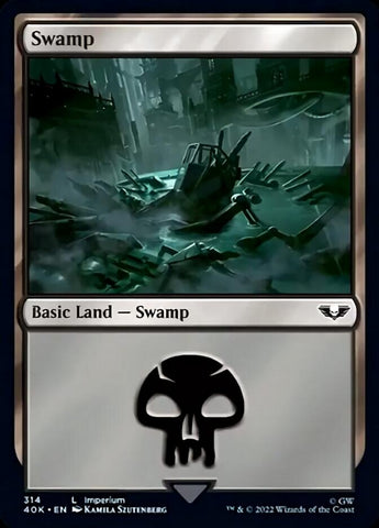 Swamp (314) [Universes Beyond: Warhammer 40,000]
