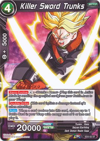 Killer Sword Trunks (Starter Deck - The Dark Invasion) [SD3-02]