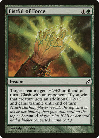 mtg instant win cards Fistful of Force [Lorwyn]