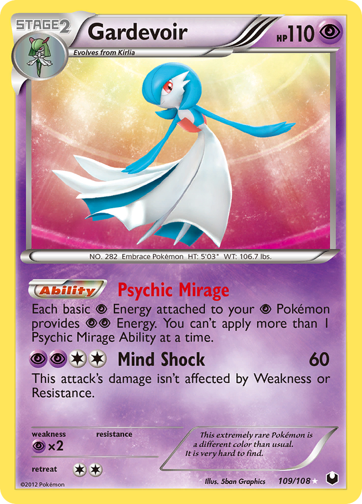 Gardevoir (109/108) [Black & White: Dark Explorers]