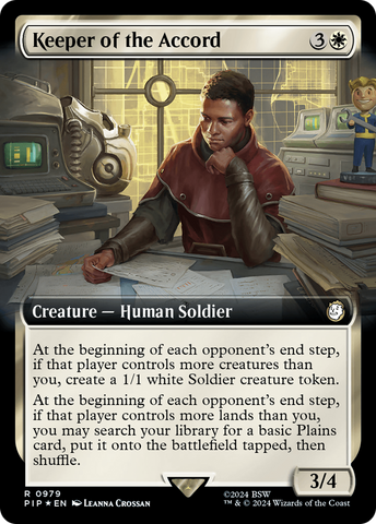 Keeper of the Accord (Extended Art) (Surge Foil) [Fallout]